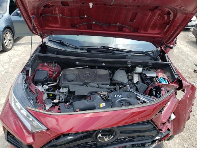 2T3J1RFV2KW002260 - 2019 TOYOTA RAV4 ADVENTURE BURGUNDY photo 11