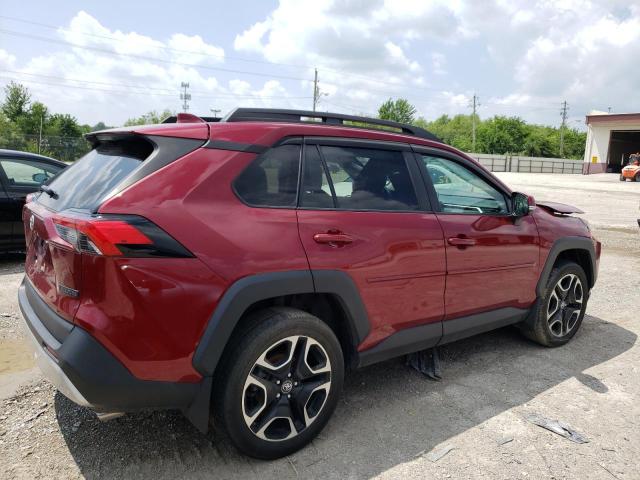 2T3J1RFV2KW002260 - 2019 TOYOTA RAV4 ADVENTURE BURGUNDY photo 3