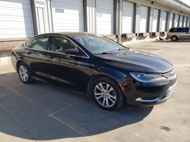 1C3CCCAB3FN610268 - 2015 CHRYSLER 200 LIMITED BLACK photo 4