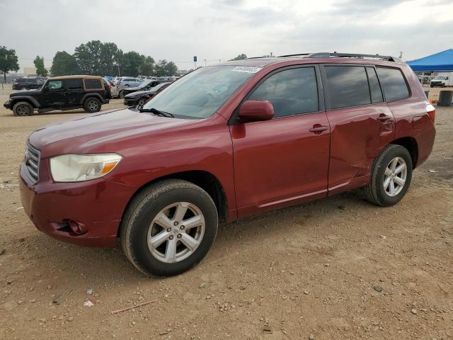 5TDKK3EH9AS016165 - 2010 TOYOTA HIGHLANDER SE MAROON photo 1