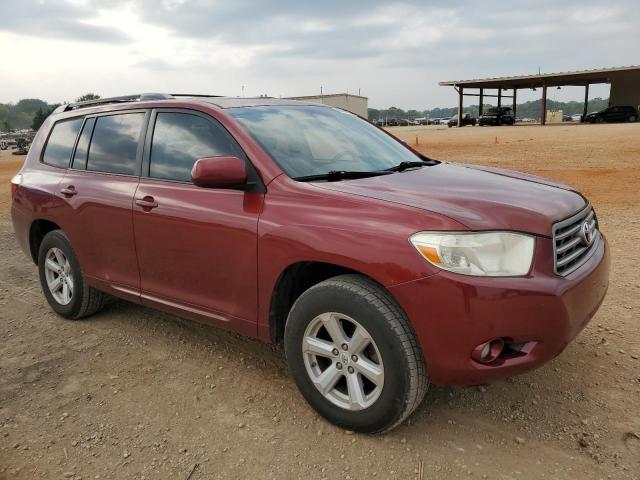 5TDKK3EH9AS016165 - 2010 TOYOTA HIGHLANDER SE MAROON photo 4