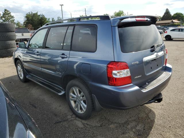 JTEEW21A660024637 - 2006 TOYOTA HIGHLANDER HYBRID BLUE photo 2