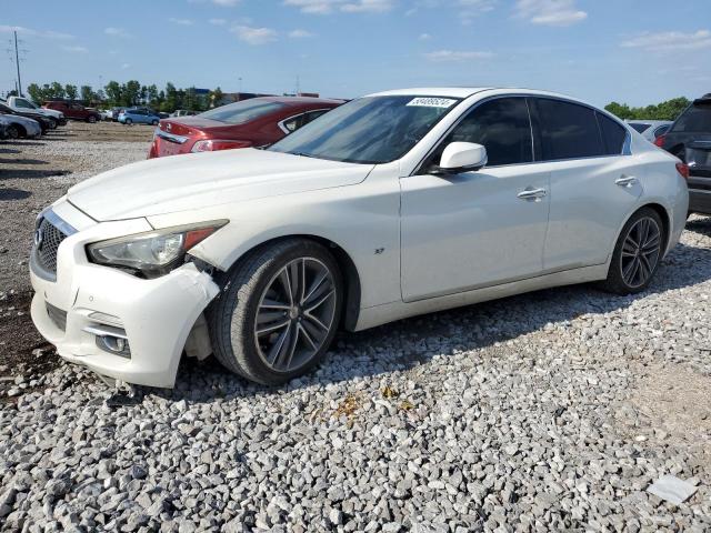 JN1BV7AP2EM692828 - 2014 INFINITI Q50 BASE WHITE photo 1