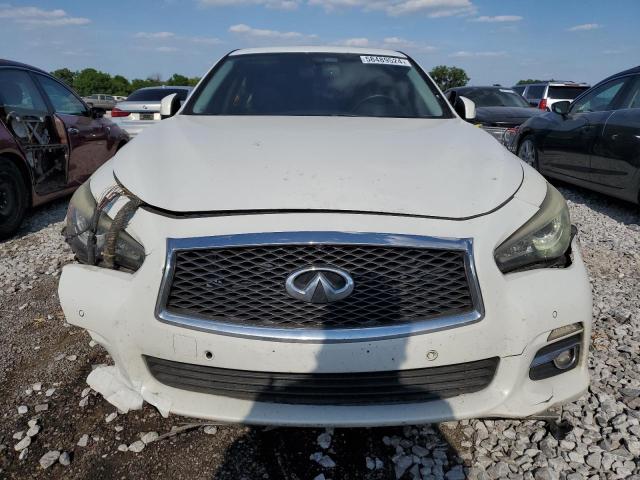 JN1BV7AP2EM692828 - 2014 INFINITI Q50 BASE WHITE photo 5