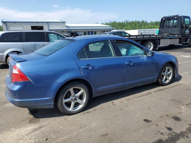 3FAHP0HA1AR407912 - 2010 FORD FUSION SE BLUE photo 3