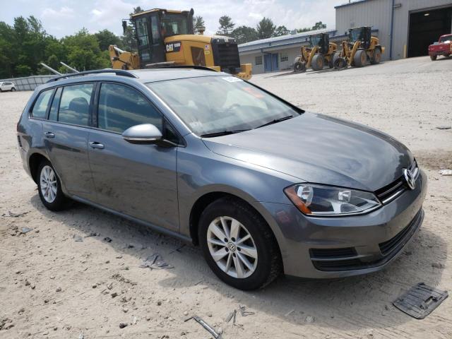 3VWC17AU1HM502378 - 2017 VOLKSWAGEN GOLF SPORT S GRAY photo 4