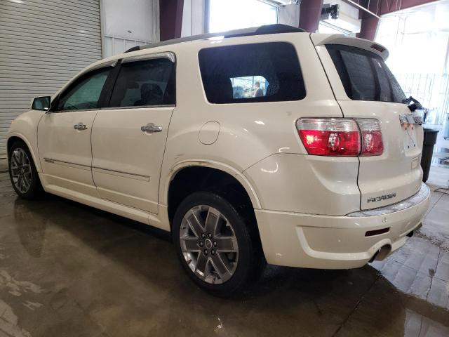 1GKKVTED1BJ363013 - 2011 GMC ACADIA DENALI WHITE photo 2