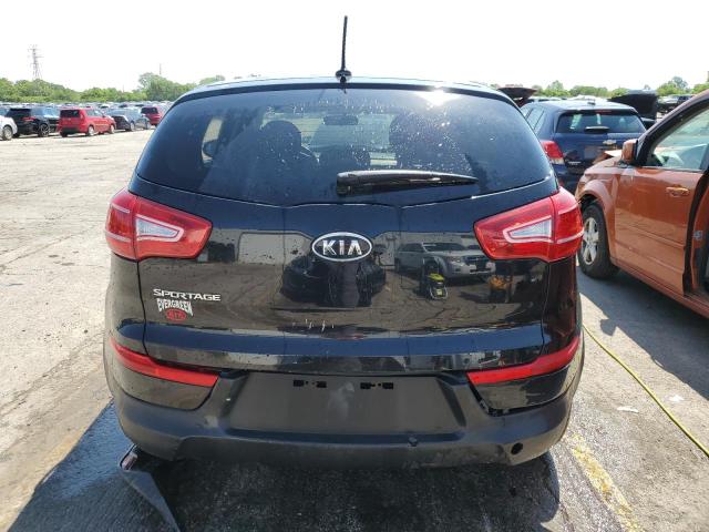 KNDPB3A24C7266272 - 2012 KIA SPORTAGE BASE BLACK photo 6