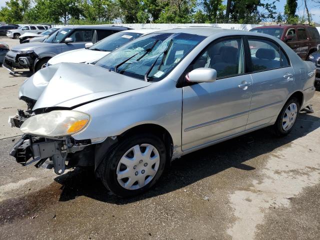 1NXBR38E64Z251065 - 2004 TOYOTA COROLLA CE SILVER photo 1