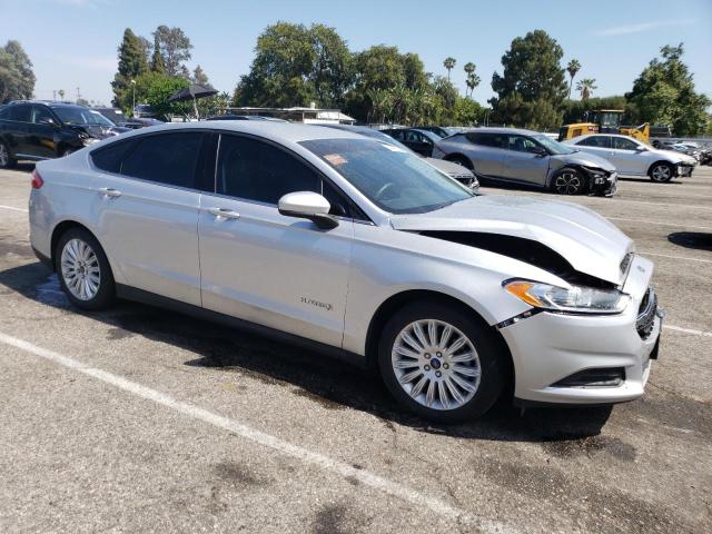 3FA6P0UU2FR106418 - 2015 FORD FUSION S HYBRID GRAY photo 4