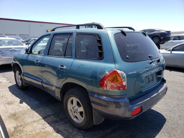 KM8SB12B32U244188 - 2002 HYUNDAI SANTA FE GL GREEN photo 2