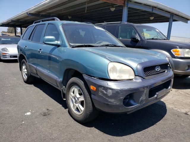 KM8SB12B32U244188 - 2002 HYUNDAI SANTA FE GL GREEN photo 4