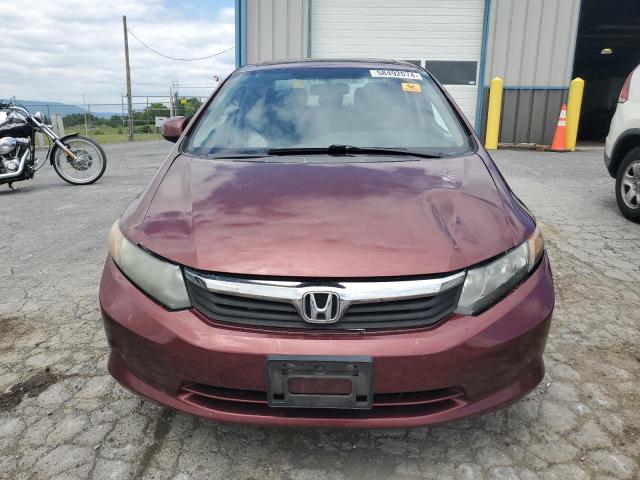 2HGFB2F88CH531431 - 2012 HONDA CIVIC EX MAROON photo 5