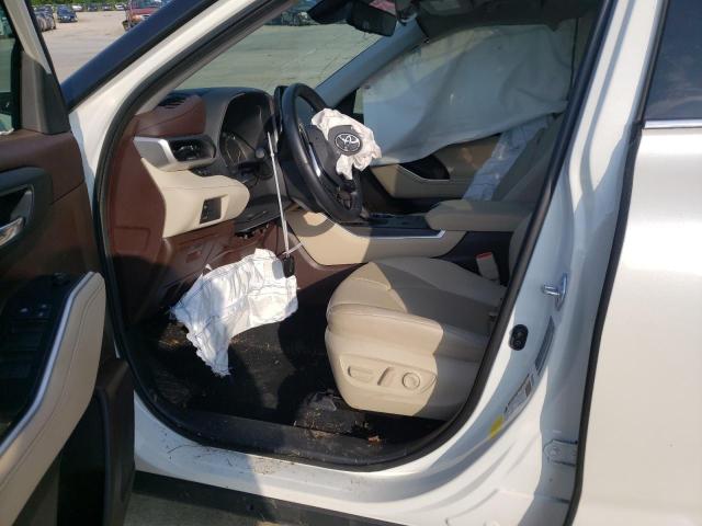 5TDGZRAH1MS052852 - 2021 TOYOTA HIGHLANDER XLE Սպիտակ լուսանկար 7