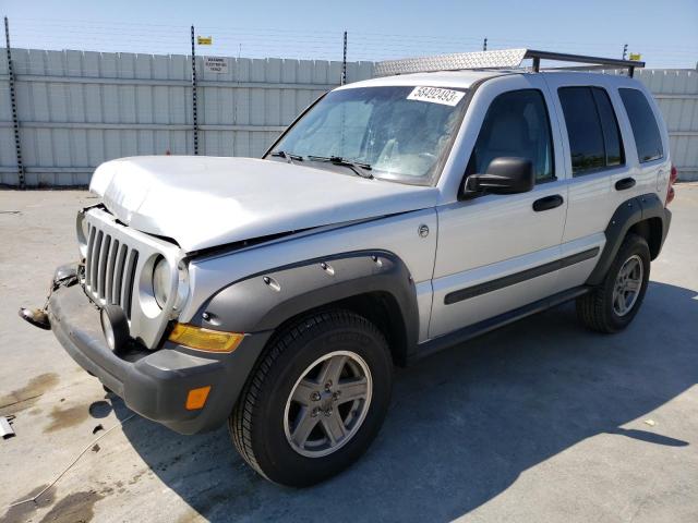 1J4GL38K26W145229 - 2006 JEEP LIBERTY RENEGADE SILVER photo 1