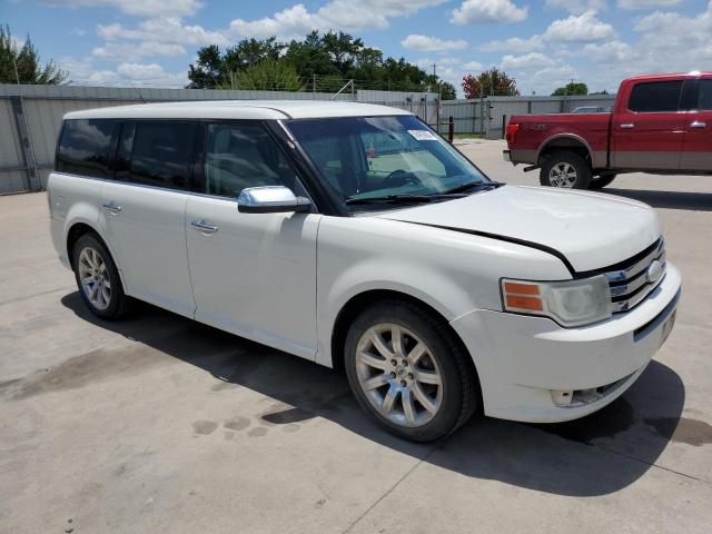 2FMGK5DC8CBD00605 - 2012 FORD FLEX LIMITED WHITE photo 4