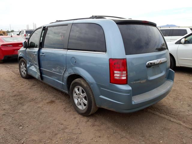 2A8HR54PX8R682876 - 2008 CHRYSLER TOWN & COU TOURING ლურჯი ფოტო 3