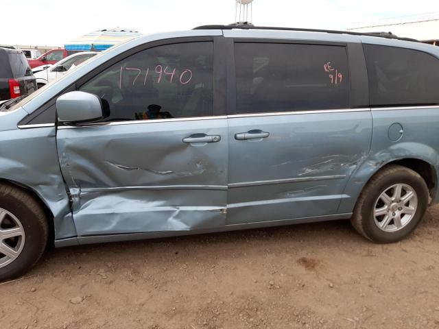 2A8HR54PX8R682876 - 2008 CHRYSLER TOWN & COU TOURING ლურჯი ფოტო 9