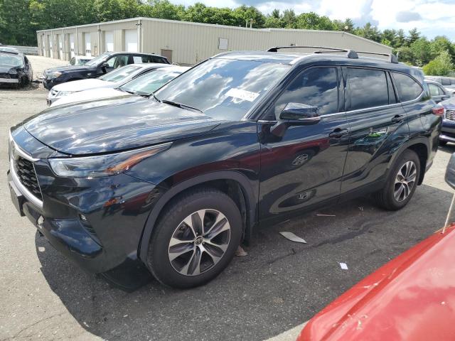 5TDHZRBHXNS593936 - 2022 TOYOTA HIGHLANDER XLE BLACK photo 1