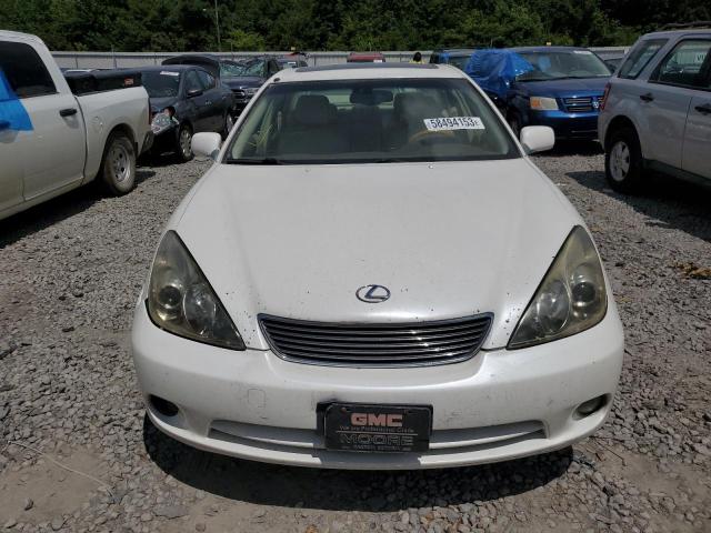 JTHBA30G555133575 - 2005 LEXUS ES 330 WHITE photo 5