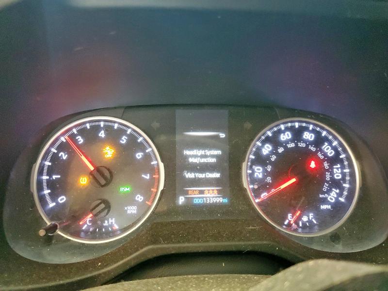 2T3W1RFV2MW123296 - 2021 TOYOTA RAV4 XLE BLUE photo 9