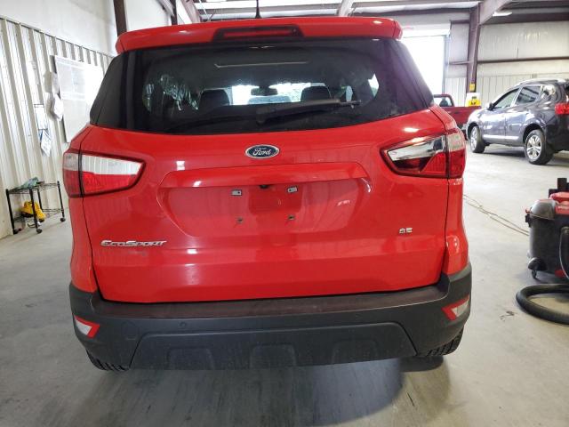 MAJ3S2GE9MC449207 - 2021 FORD ECOSPORT SE RED photo 6