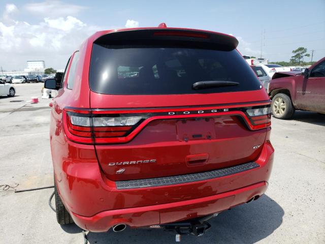 1C4RDJDG2MC804720 - 2021 DODGE DURANGO GT RED photo 6