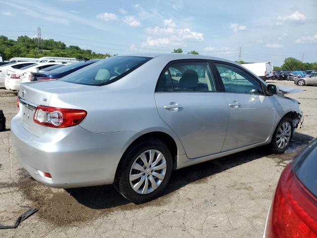 5YFBU4EE7DP190271 - 2013 TOYOTA COROLLA BASE SILVER photo 3