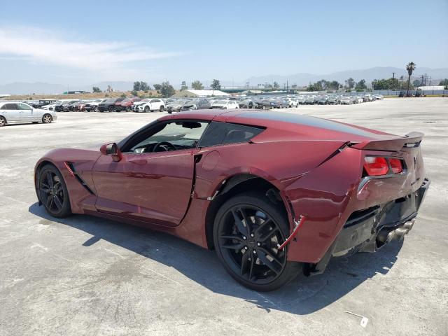 1G1YH2D77H5108637 - 2017 CHEVROLET CORVETTE STINGRAY Z51 1LT BURGUNDY photo 2