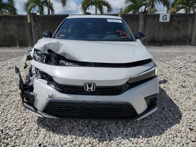 2HGFE2F58PH526104 - 2023 HONDA CIVIC SPORT WHITE photo 5