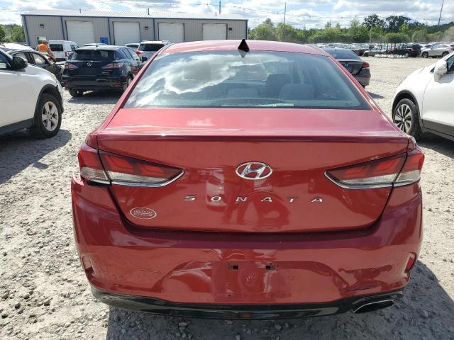 5NPE34AF8JH644938 - 2018 HYUNDAI SONATA SPORT RED photo 6