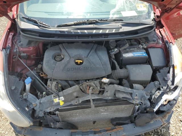 5NPDH4AE2DH199153 - 2013 HYUNDAI ELANTRA GLS RED photo 11