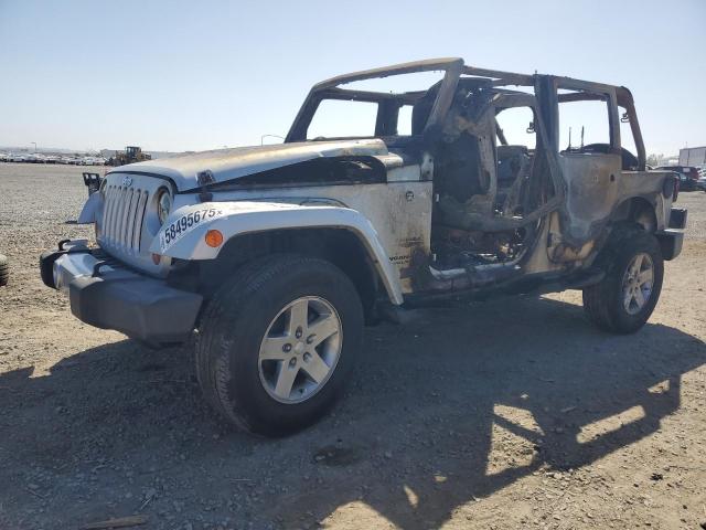 1J4GA59128L512416 - 2008 JEEP WRANGLER UNLIMITED SAHARA ნაცრისფერი ფოტო 1