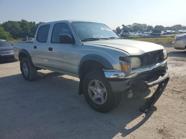 5TEGN92N72Z140451 - 2002 TOYOTA TACOMA DOUBLE CAB PRERUNNER SILVER photo 4