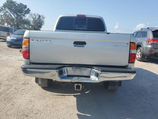 5TEGN92N72Z140451 - 2002 TOYOTA TACOMA DOUBLE CAB PRERUNNER SILVER photo 6