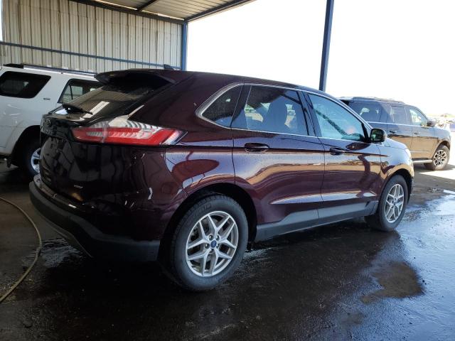 2FMPK4J96NBA91659 - 2022 FORD EDGE SEL BURGUNDY photo 3