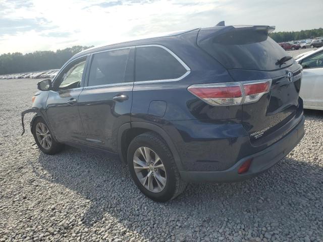 5TDKKRFH5ES025579 - 2014 TOYOTA HIGHLANDER XLE Mavi foto 2