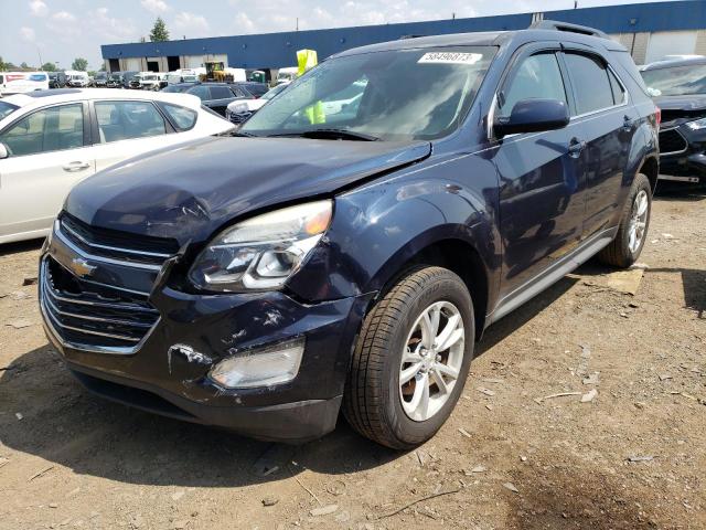 2GNALCEKXH1536727 - 2017 CHEVROLET EQUINOX LT BLUE photo 1