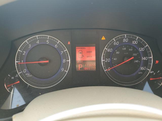 JNKAJ09F18M353262 - 2008 INFINITI EX35 BASE Սպիտակ լուսանկար 9