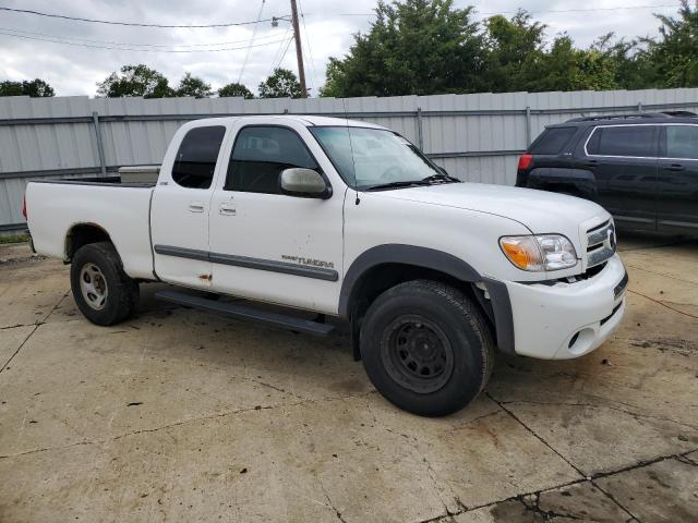 5TBRU34125S444834 - 2005 TOYOTA TUNDRA ACCESS CAB SR5 WHITE photo 4