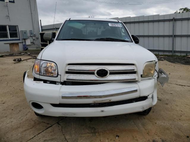 5TBRU34125S444834 - 2005 TOYOTA TUNDRA ACCESS CAB SR5 WHITE photo 5