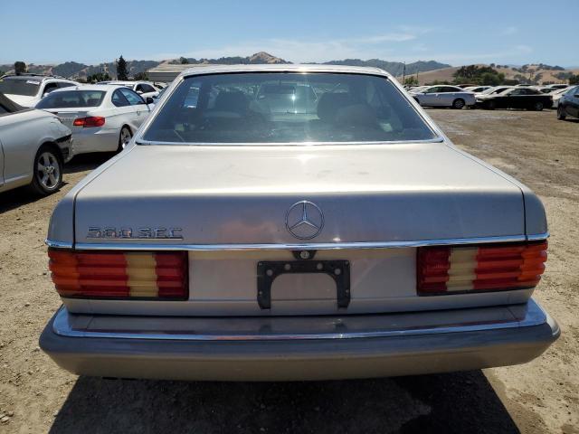 WDBCA45E9KA463871 - 1989 MERCEDES-BENZ 560 SEC TAN photo 6