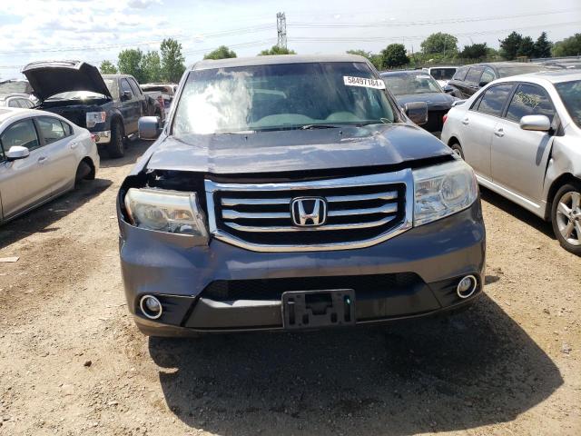 5FNYF4H43EB050593 - 2014 HONDA PILOT EX GRAY photo 5