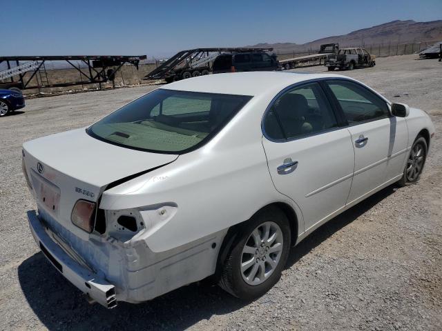 JTHBA30G945000610 - 2004 LEXUS ES 330 WHITE photo 3