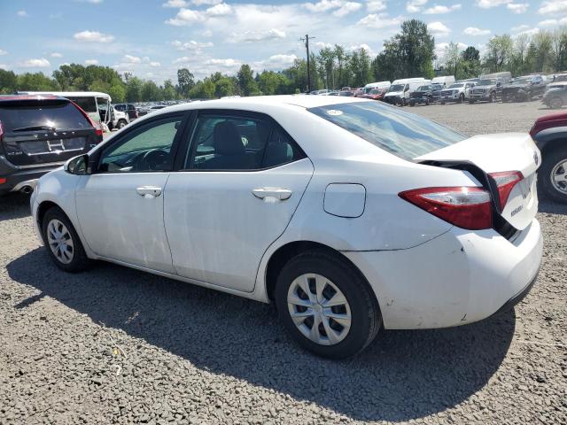 2T1BURHE2EC222022 - 2014 TOYOTA COROLLA L WHITE photo 2