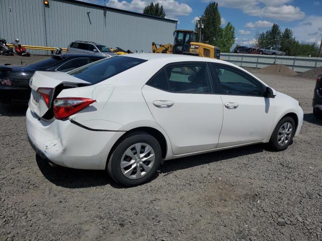 2T1BURHE2EC222022 - 2014 TOYOTA COROLLA L WHITE photo 3