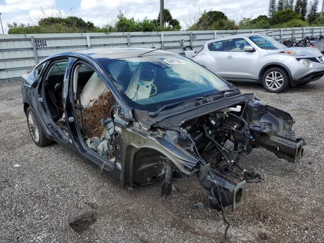 3FA6P0K99ER224222 - 2014 FORD FUSION TITANIUM BLACK photo 1