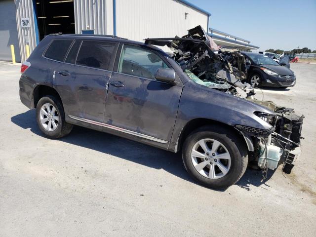 5TDZK3EHXCS063321 - 2012 TOYOTA HIGHLANDER BASE GRAY photo 4