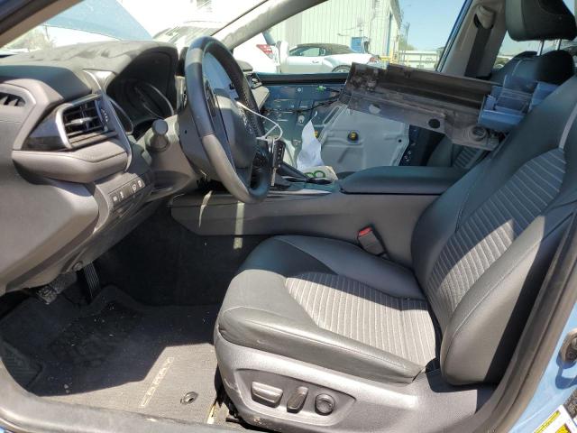 4T1G11AK8RU219758 - 2024 TOYOTA CAMRY SE NIGHT SHADE BLUE photo 7