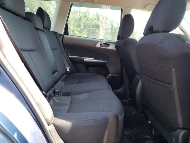 JF2SHABC4BH758086 - 2011 SUBARU FORESTER 2.5X BLUE photo 10